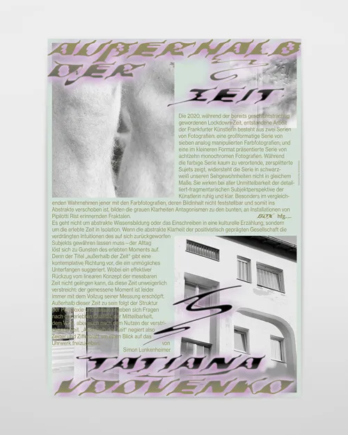 Ausserhalb der Zeit, Tatiana Vdovenko